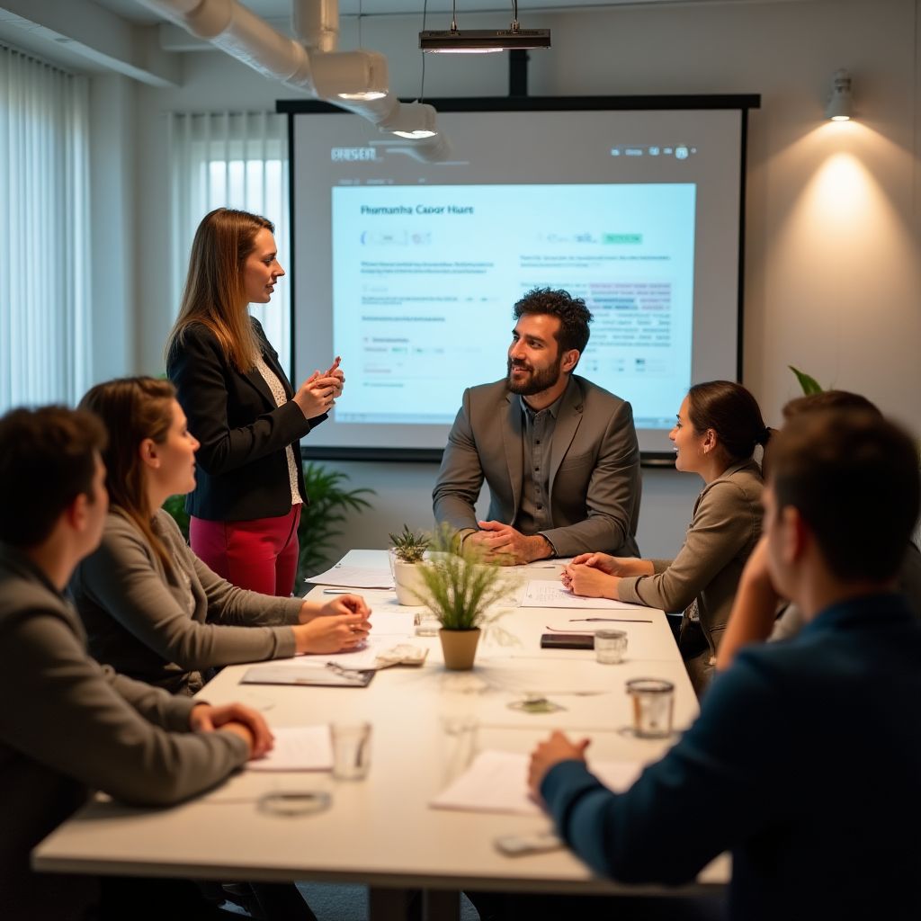 Taller de EmpreSabio con emprendedores